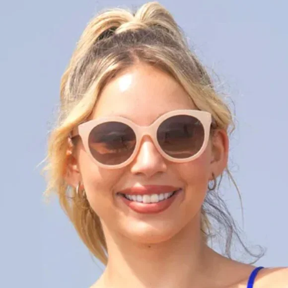 Blue Planet Ellyn Polarized Sunglasses - Matte Beige/Walnut/ Brown - Picture 3 of 9